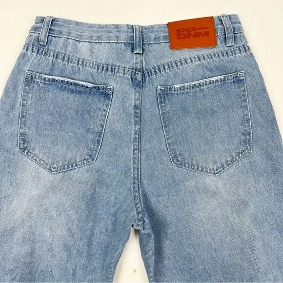 Princess Polly Light Vintage Wash High Rise Straight Leg Jeans Women’s Size 4 - Picture 5 of 12